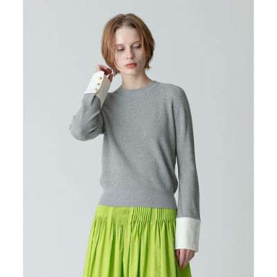 アルアバイル シャツカフスコンビプルオーバー シャツカフスコンビプルオーバー | allureville (Women