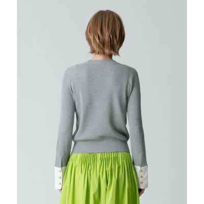 シャツカフスコンビプルオーバー | allureville (Women