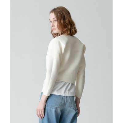 セットアップ対応商品】ガーターニットショートジャケット