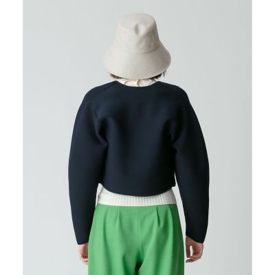 ファッションシーンで話題のこれから流行るブランド12選 セットアップ対応商品】ガーターニットショートジャケット ジャケット・アウター