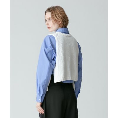 allureville / アルアバイル バルキーコットンオープンジレ バルキーコットンオープンジレ|allureville OFFICIAL SITE