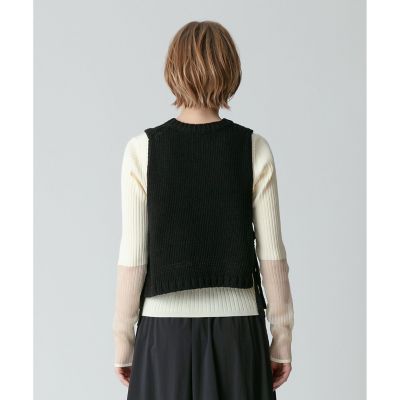 allureville / アルアバイル バルキーコットンオープンジレ バルキーコットンオープンジレ | allureville (Women