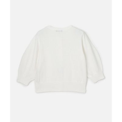 ギマコットンハーフパフスリーブカーディガン