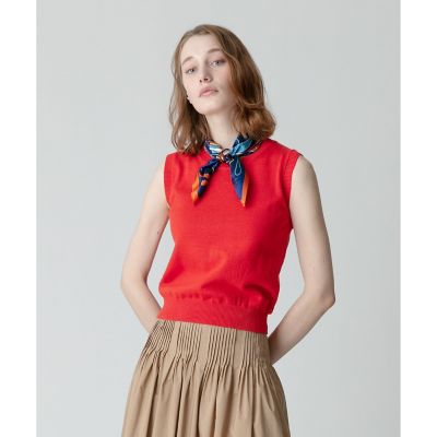 ＜allureville (Women)＞ギマコットンノースリーブプルオーバー