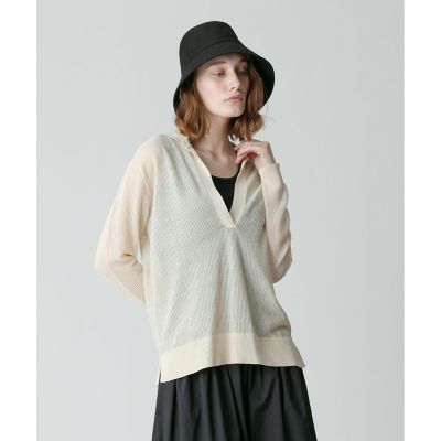 シアーカノコスキッパーネック　プルオーバー