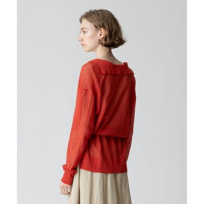 シアーカノコスキッパーネック　プルオーバー