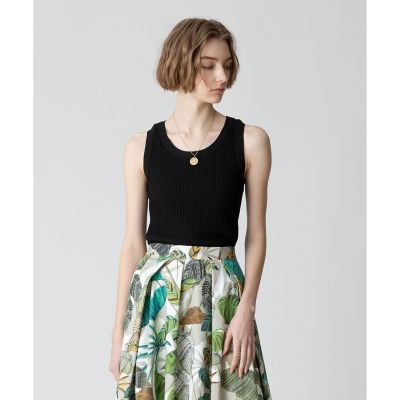 ＜allureville (Women)＞２ＷＡＹ　ＲＩＢ　ＴＡＮＫ