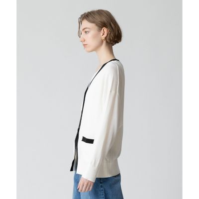 ハイツイストコットンV カーディガン | allureville (Women