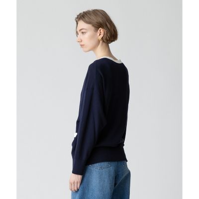 ハイツイストコットンV カーディガン | allureville (Women