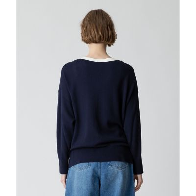 Noble（ノーブル）の「2WAYハイツイストエステルカーディガン