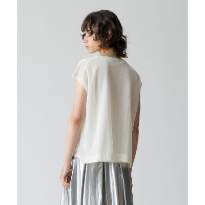 メッシュフレンチスリーブ プルオーバー | allureville (Women