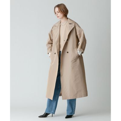 allureville トレンチコート コート マルタンガルバックフレア
