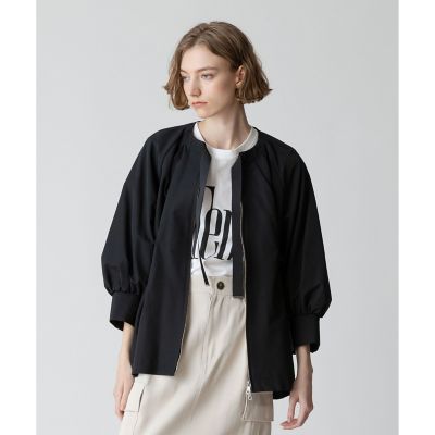 ＜allureville (Women)＞ソフトメモリーグログランブルゾン