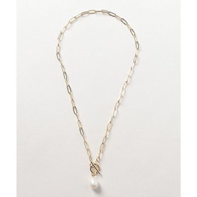 ＜allureville (Women)＞淡水パール一粒チェーンネックレス