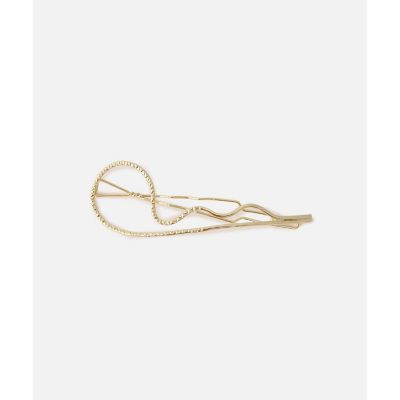 ＜allureville (Women)＞メタルラインヘアクリップ