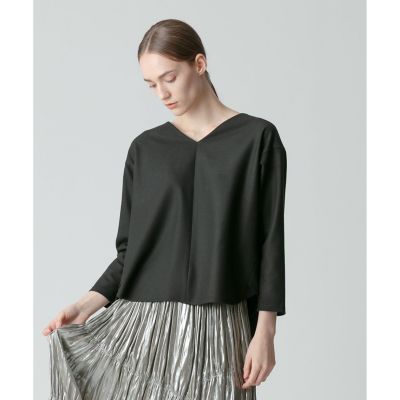 ＜allureville (Women)＞【セットアップ対応商品】ＴＲクルーネックプルオーバー