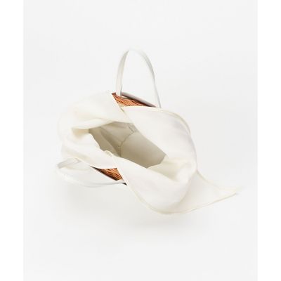 最終お値下げ【美品】アルアバイル レザーコンビカゴバッグ レザーコンビカゴバッグ | allureville (Women)/アルアバイル | 三越