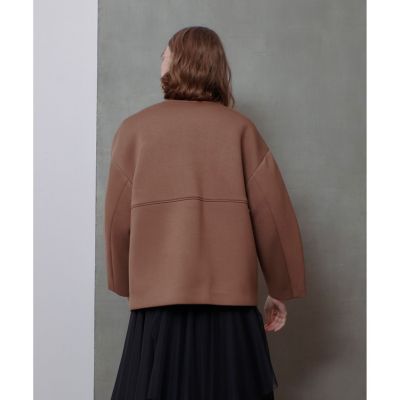 レーヨンボンディングノーカラージャケット | allureville (Women