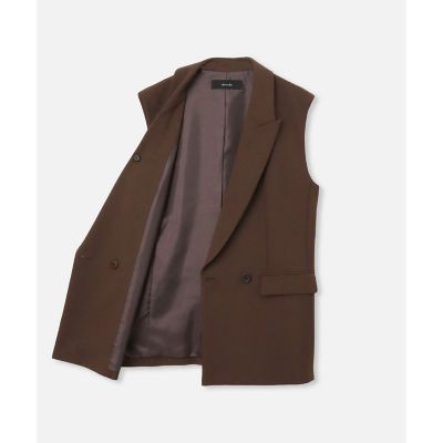 ギャバダブルブレストジレ