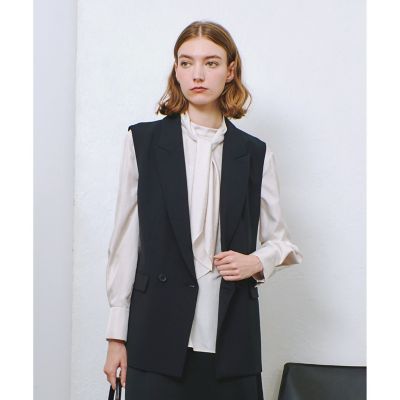 ギャバダブルブレストジレ