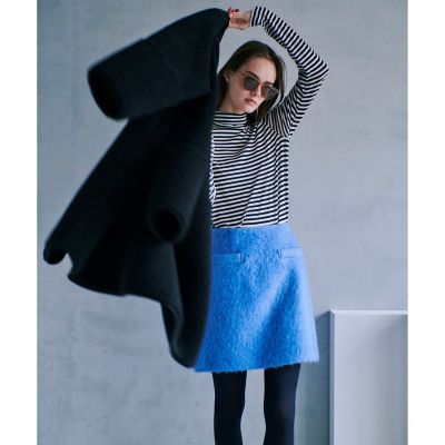 モヘヤシャギーミニスカート | allureville (Women)/アルアバイル