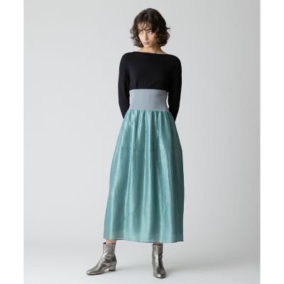 【春風に舞う、優雅なシルエット♪】エルメス★スカート ライトメッシュマーメイドフレアスカート|allureville OFFICIAL