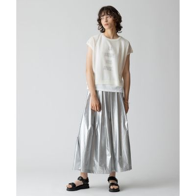 【専用商品】【最終価格】allureville メタリックタックフレアスカート メタリックタックフレアスカート | allureville (Women
