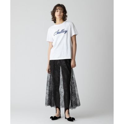 フラワーレースシースルースカート