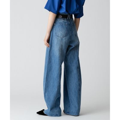 ラインデニムパンツ