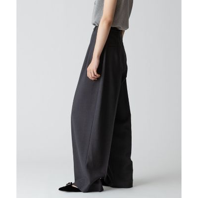 ギャバタックモダンワイドパンツ