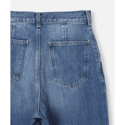 デニムテーパードパンツ