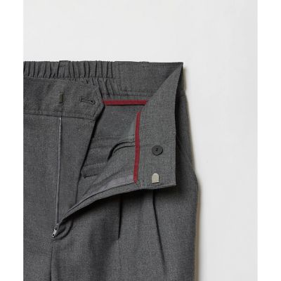 タックテーパードパンツ