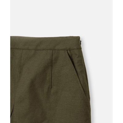 ◇リネン混シャークスキンショートパンツ