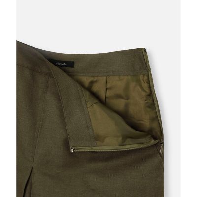 ◇リネン混シャークスキンショートパンツ