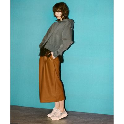 チュールドッキングサテンキャミブラウス