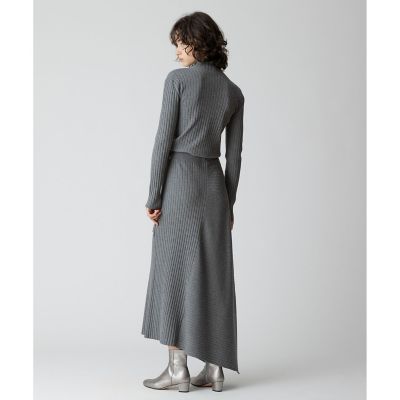 アシンメトリーヘムワンピース