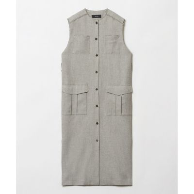 【完売品】【週末値下げ】メランジミニヘリンボンジレワンピース 完売品】【週末値下げ】メランジミニヘリンボンジレワンピース