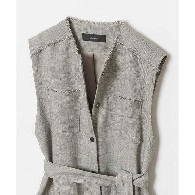 メランジミニヘリンボンジレワンピース | allureville (Women