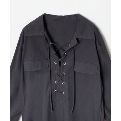 レースアップシャツワンピース | allureville (Women