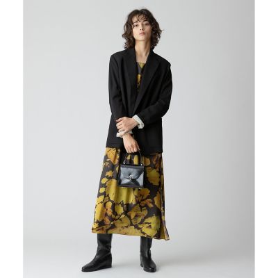 モダンフラワープリントティアードワンピース | allureville (Women