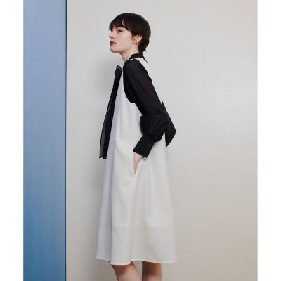 新品　アルアバイル　V/Nオーバーフレアワンピース　ブラック　ルルウィルビー V／Nオーバーフレアワンピース | allureville (Women)/アルアバイル