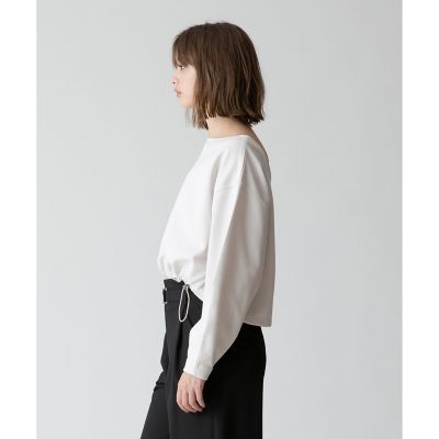 ブークレーダンボールクロップドプルオーバー