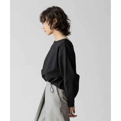 ブークレーダンボールクロップドプルオーバー
