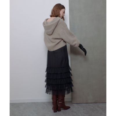 allureville　アルアバイル　ウール混ジップアップフーディー ウール混ジップアップフーディー | アルアバイル(allureville