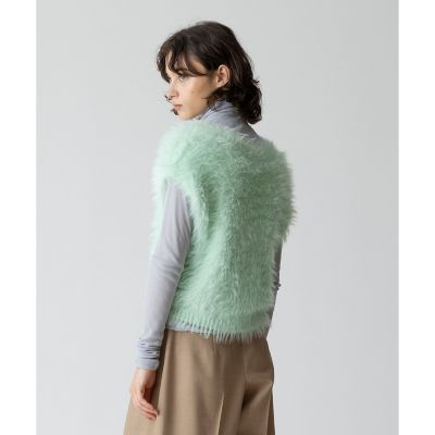 allureville アルアバイル　ニットベスト　ベスト　シャギー シャギーオーバー2WAYベスト|allureville OFFICIAL SITE / ONLINE SHOP