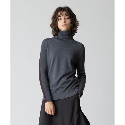 バイカラータートルプルオーバー | allureville (Women)/アルアバイル