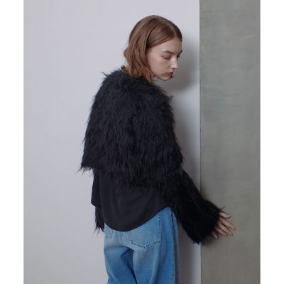 ミンクファーボトルネックプルオーバー | allureville (Women