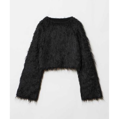 ミンクファーボトルネックプルオーバー | allureville (Women