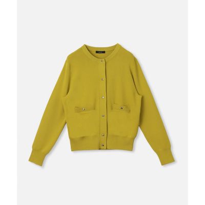 ◇　ポケットクルーカーディガン