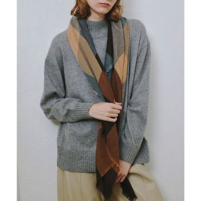 シャイニーラクーンバックスリットプルオーバー|allureville